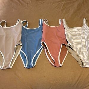 (4) LainSnow one piece swimsuit size Small